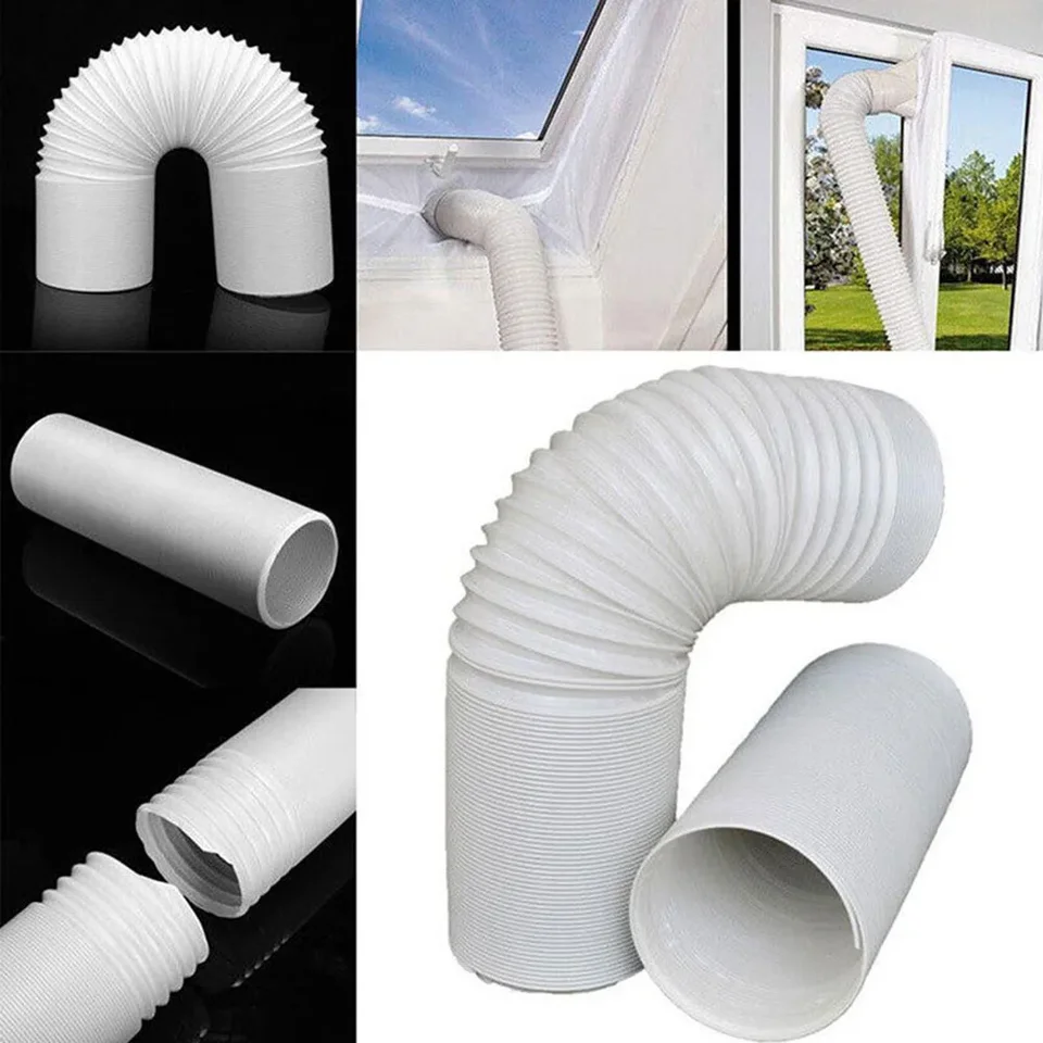 130/150 mm predlžovacie potrubie potrubia extra 1M dlhá klimatizácia konektor potrubia DUCT Extension výfukovú hadicu pre klimatizáciu