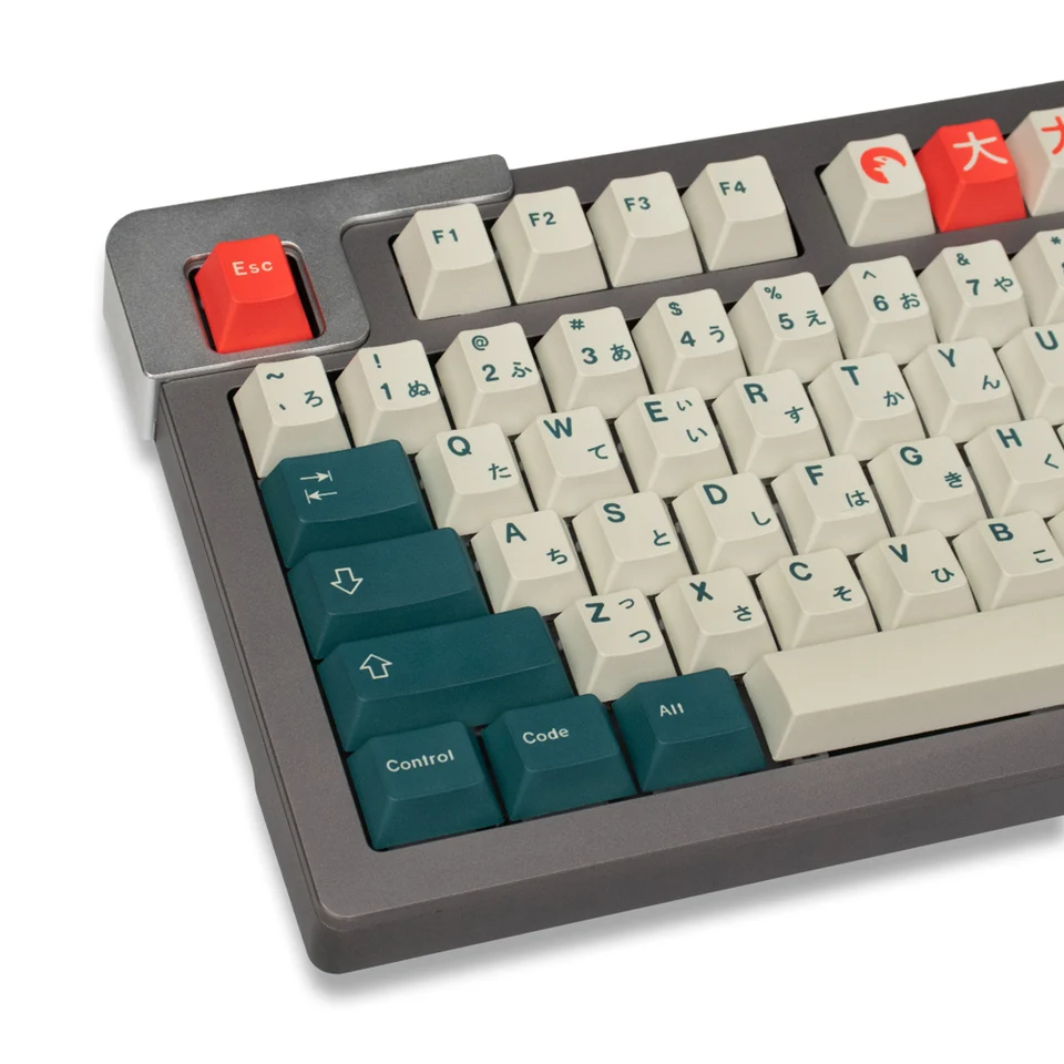 130 klávesov PBT KeyCaps Cherry Profil Farben-Sub KeyCap pre mechanickú klávesnicu GMK Kaiju klony GH60/GK61/GK64/84/87/96/104/108/980