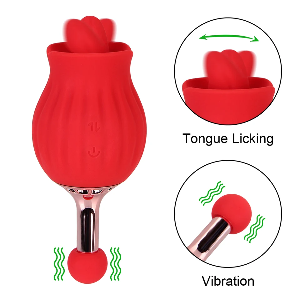 131 mm s chvostom jazyka Licking Vibrátory pre ženy Vibrové lízanie klitoris vaginálny prísavný análny plug pluh Sex Sex Peroral Product