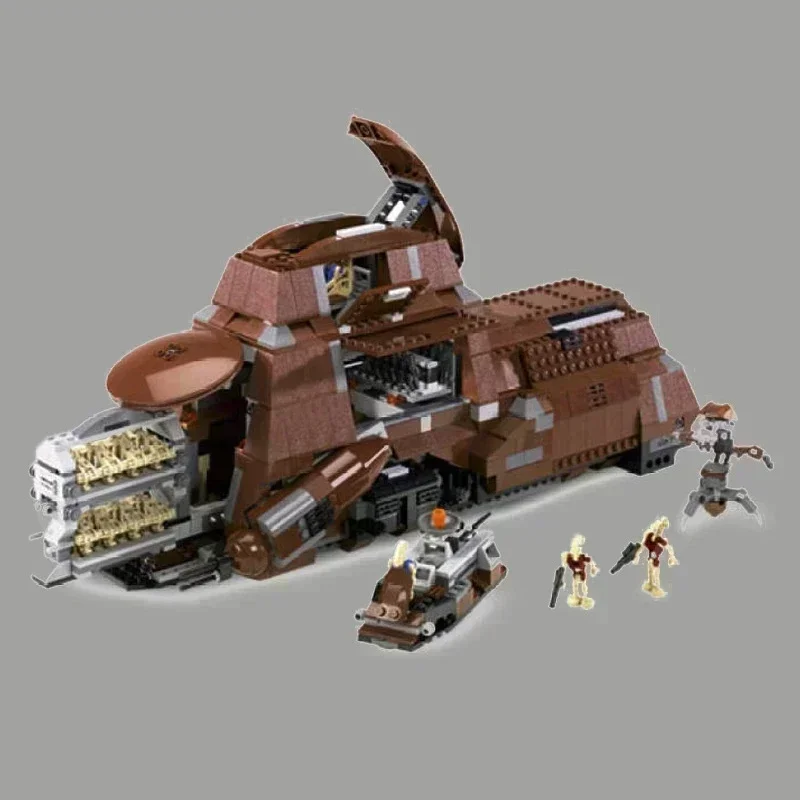 1338ks hviezdny plán MTT kontajnerizovaný bojový bojový dopravca obchodná federácia MTT MOC Building Blocks Model DIY Hračky