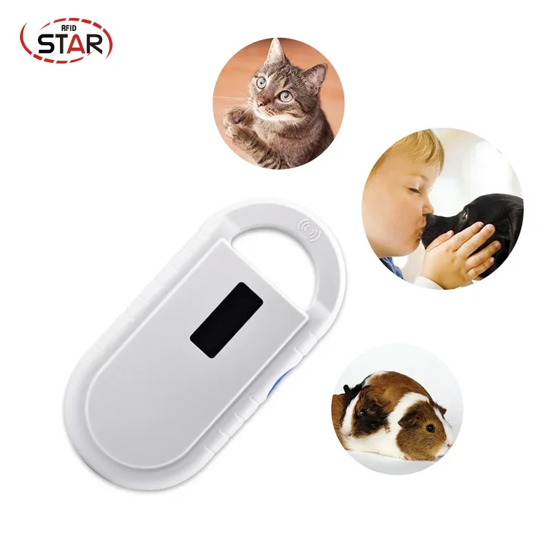 134.2kHz Scanner Animal Chip Scanner 11784/5 FDX-B ID64 RUCKELD ČÍTAČ PET MENU Simper Simper Pocket Animal Scanner pre PET čip