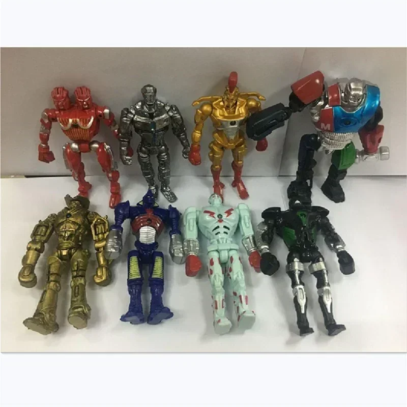13cm 8ks/set ea30-20 Real Steel Zeus Atom Midas Adam Raider Robot Model hračky hračky darček pre hobby dekorácie hračky pre bábiky