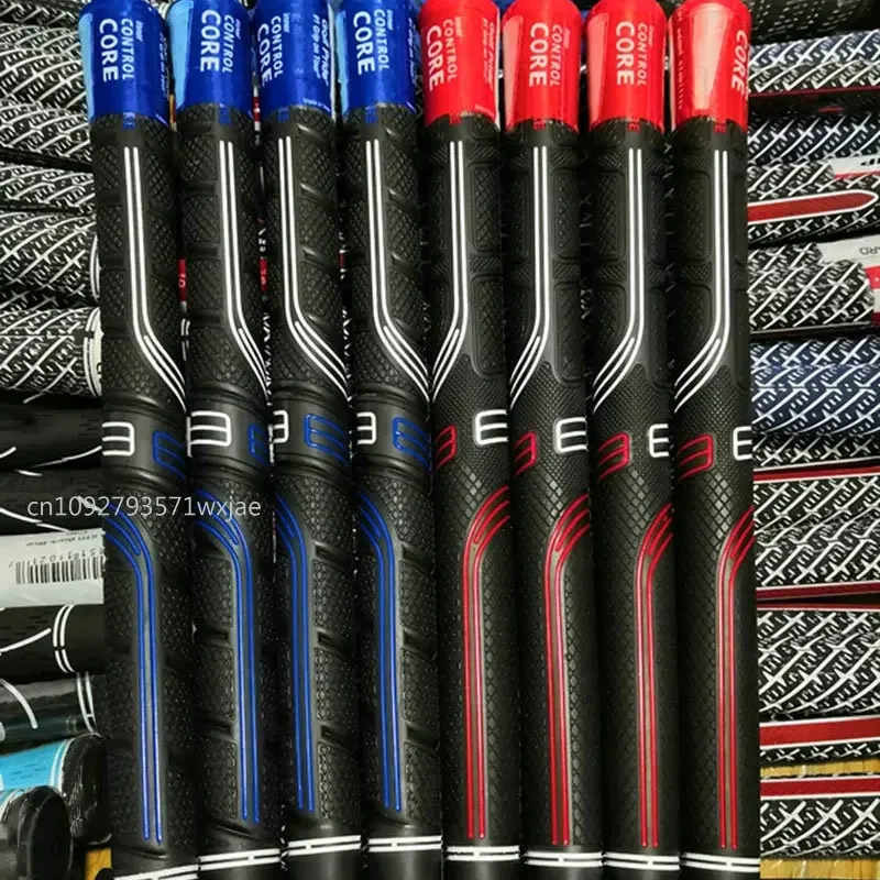 13ks/veľa dreva Golf Club Grip Blue Wrap Red Pro Rubber Standard/Midsize/Jumbo Golf Grif Grif Iron/Fairway Men Golf Doplnky