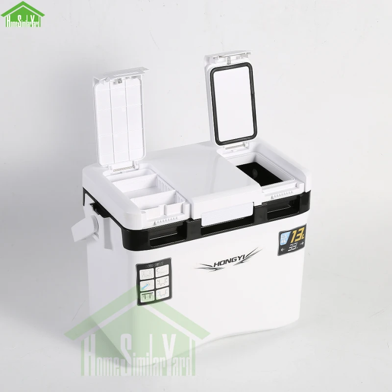 13L Camping Cooler Box Picnic Fishing Inkubátor Prenosné auto udržiavať studený vozík 10-72H Izolačné jedlo Food Drinks Chladnička