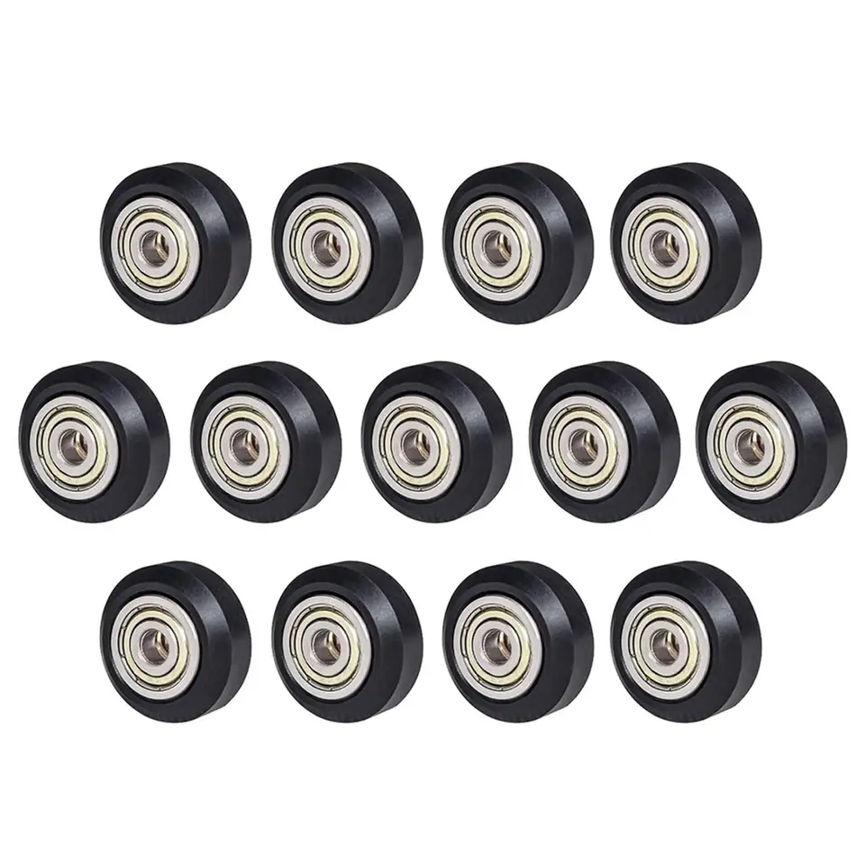 [13pcs/balenie] 3D tlačiareň Poms Cladle Wheels 625zz Lineárne ložisko ulley pasívny okrúhly kolies pre Creality CR10, Ender 3