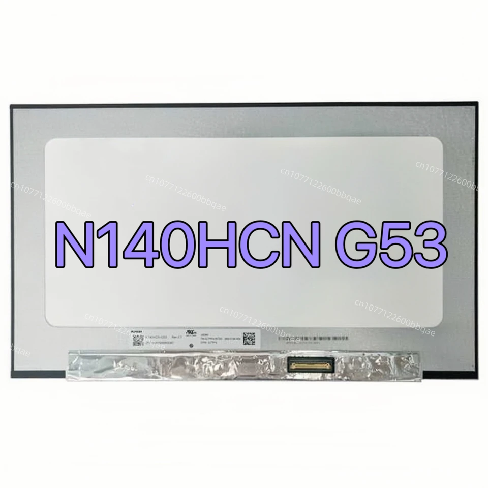 14,0 palca LED dotyková obrazovka LCD displej IPS Matirx N140HCN-G53 Rev.c1 EDP 40pins pre Dell Latitude 7400 FHD