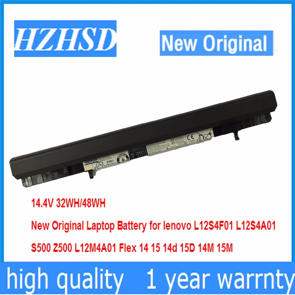 14,4V 32WH/48WH Nová originálna batéria pre laptop pre Lenovo L12S4F01 L12S4A01 S500 Z500 L12M4A01 FLEX 14 15 14D 15D 14M 15M