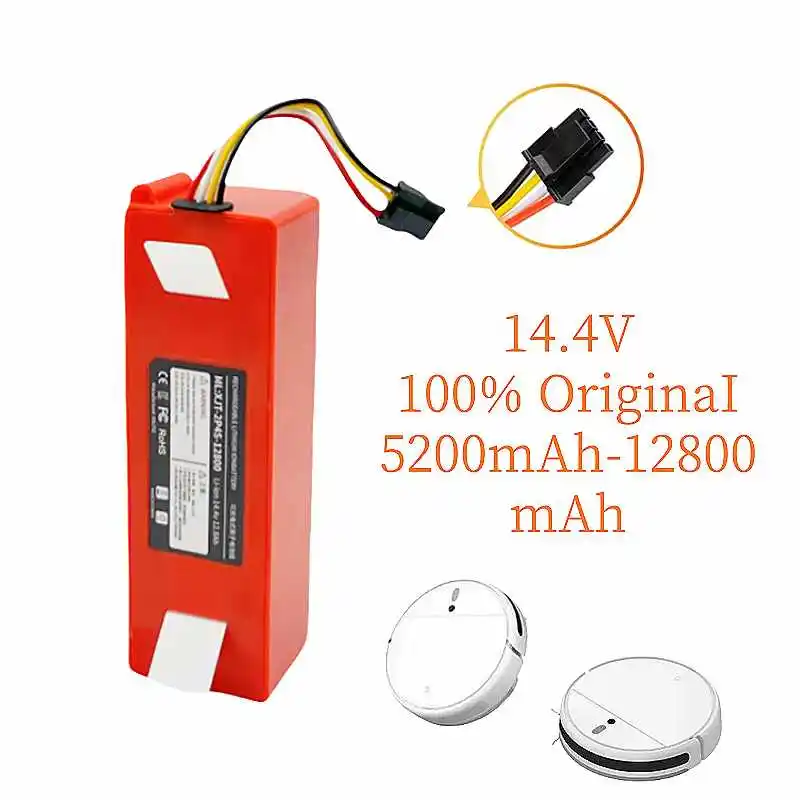 14,4V 5200-12800MAH 100% Original Xiaomi ROBOT VACUAM Výmena batérie S50 S51 S55 T60