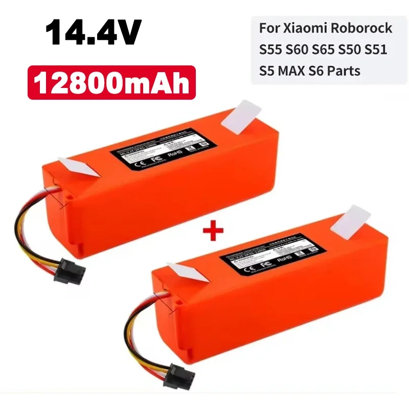 14,4V 6500 mAh li-ion batéria vysávača príslušenstva pre Xiaomi mi sdjqr01rr sdjqr02rr sdjqr03rre35 xiaowa C10 E20 E20 E35 Robot