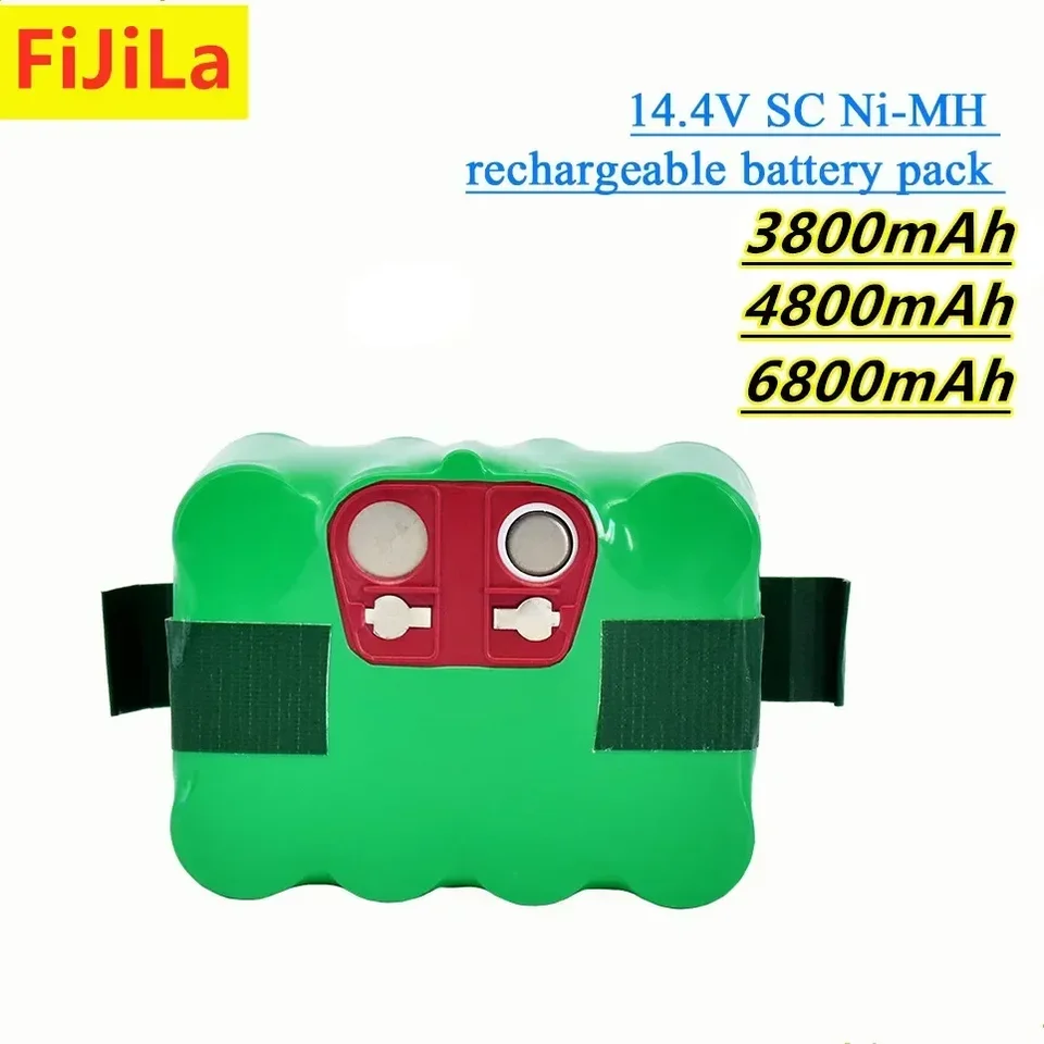 14,4V SC Ni-MH Nabíjateľná batéria 6800 mAh Vákuový čistič zametací robot pre KV8 XR210 XR510 XR210A XR210B XR510B XR510D