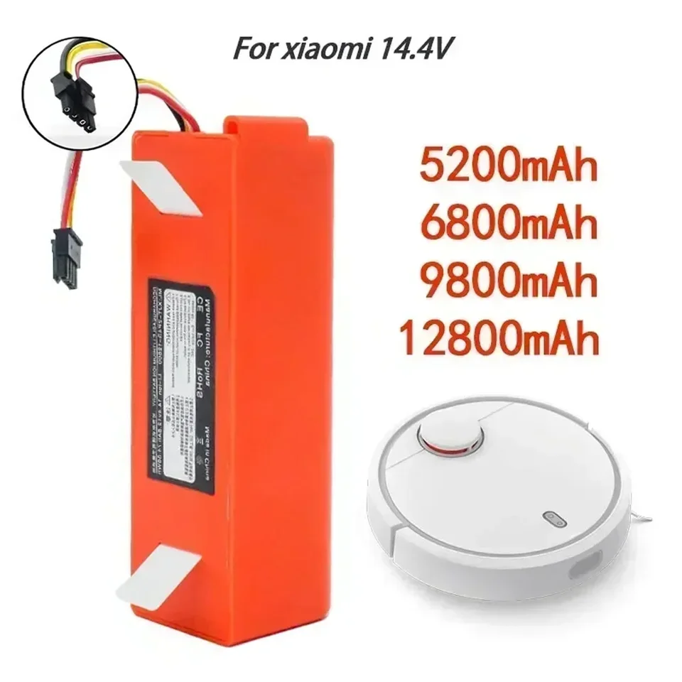 14,8 V 4P2S 14.4V Li-Ion Battery Robotický vysávač Výmena batérie pre Xiaomi Robot Roborock S55 S50 S51 Príslušenstvo