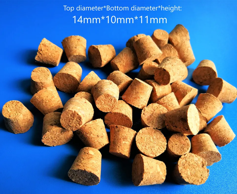 14 mm*10 mm*veľkosť 11 mm, 1 000 pcs/šarža! Soft Cork zátka pre sklenené fľaše, zátka, bung, drevená zástrčka atď.