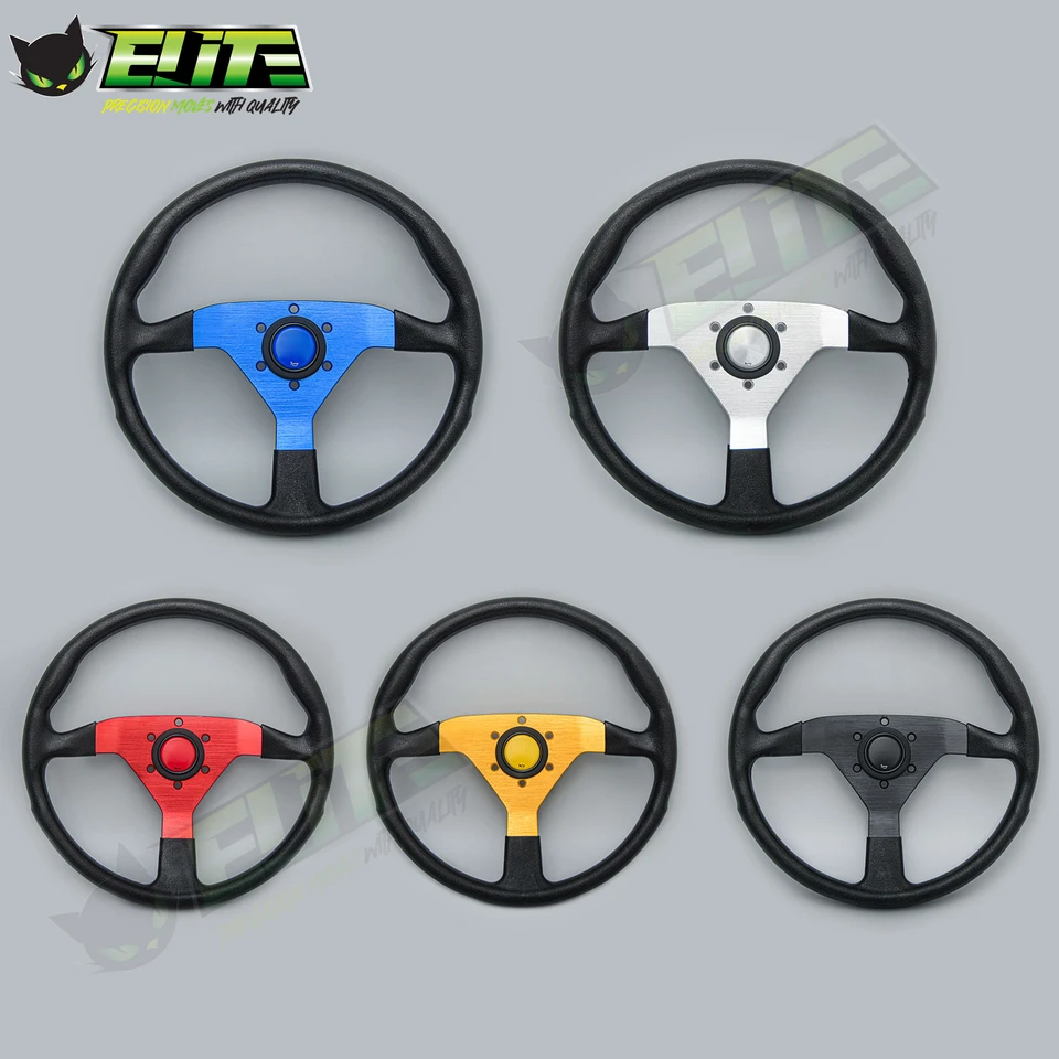 14 -palcový univerzálny automobil Racing PU volant JDM Tuning Športový volant s logom so šípkou