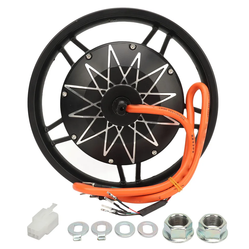 14inchový náboj 48 V/72V 1000/5000W Vysoko výkonný kefový kotúčový náboj pre elektrický motocykelový bicykel