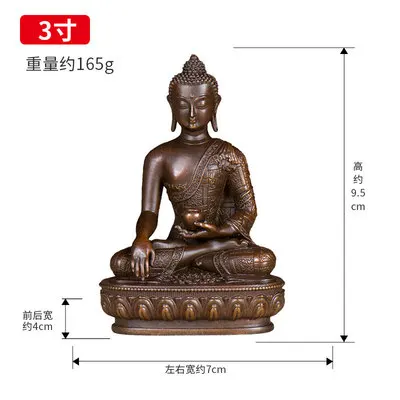 14ks bronzová socha Buddha Amitabha Green Green Tara Domáca svätyňa Efektívna veľkosť 10 cm vysoký