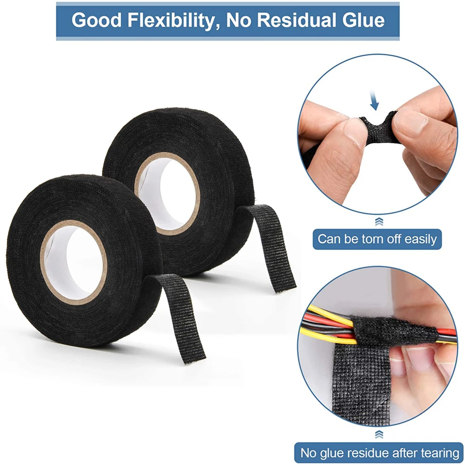 15/25m Adhesive Wire Bips Hunder Tieck 9-32 mm High Table Table Automotive pre automobilové elektrické káblové postroj Izolácia
