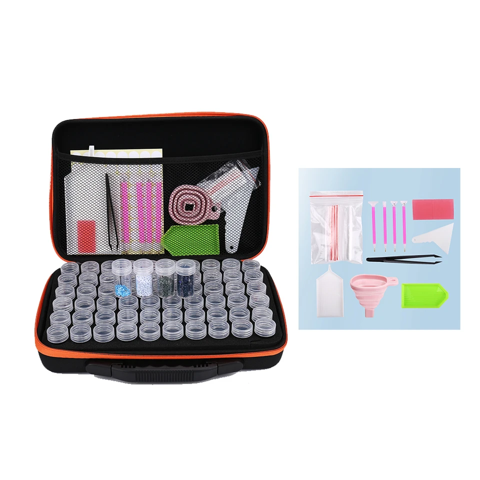15/30/60 PCS DMAND maľba Diamant Diamond Box Tools Accessoires Diamand Organizátor Skladovací