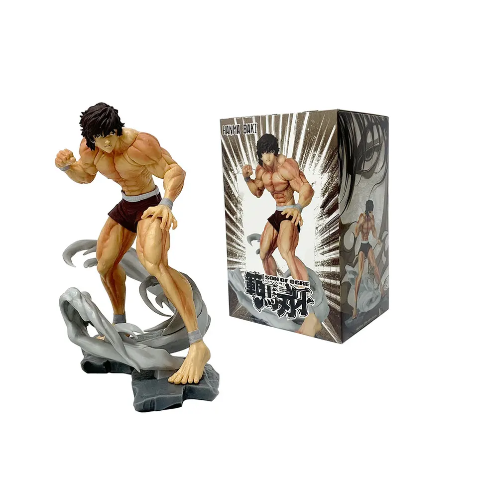 15 cm anime hanma baki figúrka boja o anime modelovú modelovú hračku kolekciu dekoratívne ozdoby PVC
