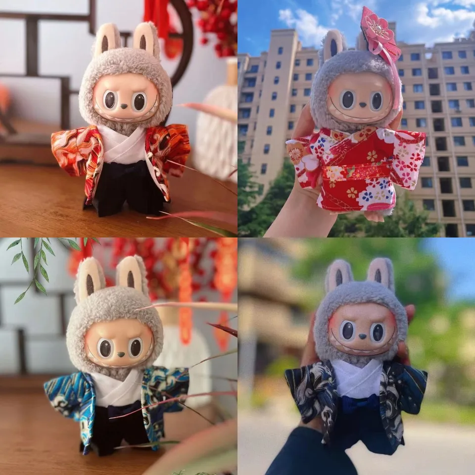 15 cm lababu idol Dolls oblečenie Krásne Japonsko Kimono doplnky Kórea KPOP EXO Clothing Hoodie Plush Doll's Chidle