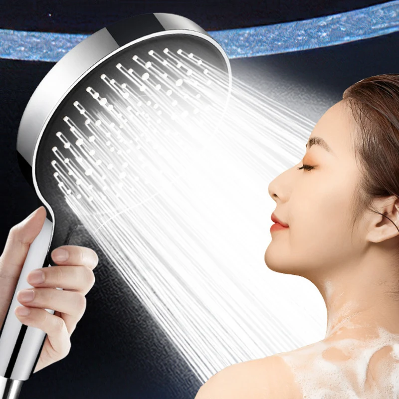 15 cm Veľký panel Vysokotlakový sprchovací kút 3 Mody Veľké prietokové úspory vody Spray Spray Dýza ruka sprcha Kúpeľňa Kúpeľňa Kúpeľňa