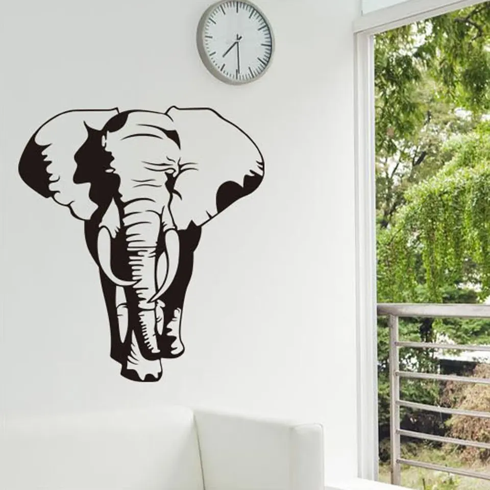 15 farieb na výber slony steny pre deti pre deti detská izba dekorácia Peel & Stick Witerprood PVC Art Mural