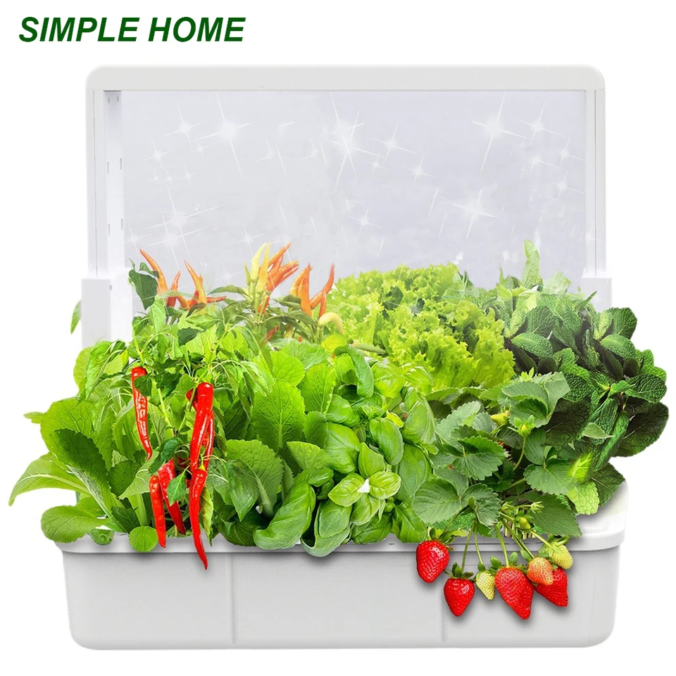 15 kvetináčov hydroponika pestovateľský systém vnútorná záhrada s úplným spektrom LED svetlo netoxický Soilless Smart Planting Home Gardens