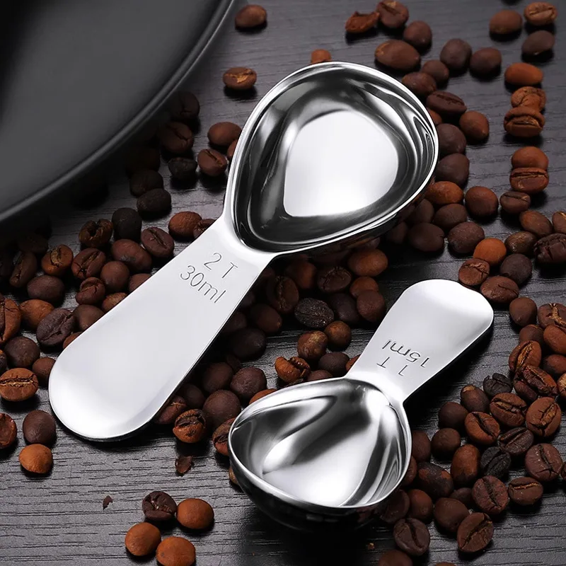15 ml/30 ml z nehrdzavejúcej ocele Kávy Spoons Coffee Meering Lopy pre mleté ​​fazuľa Čajový cukor jemné domáce barista doplnky