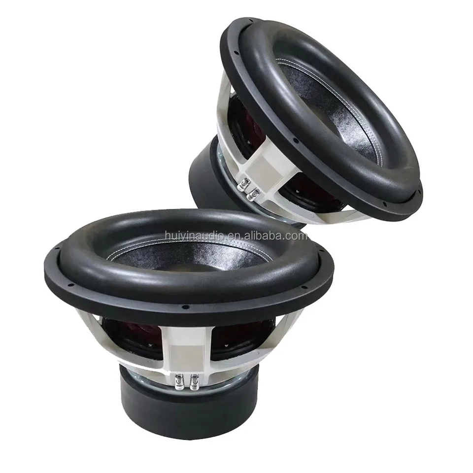 15-palcové auto subwoofers Strong Power 2000Watt 3-palcová hlasová cievka duálna 2 ohm 25Hz-500Hz Audio Subwoofers Reproduktory1575-125f