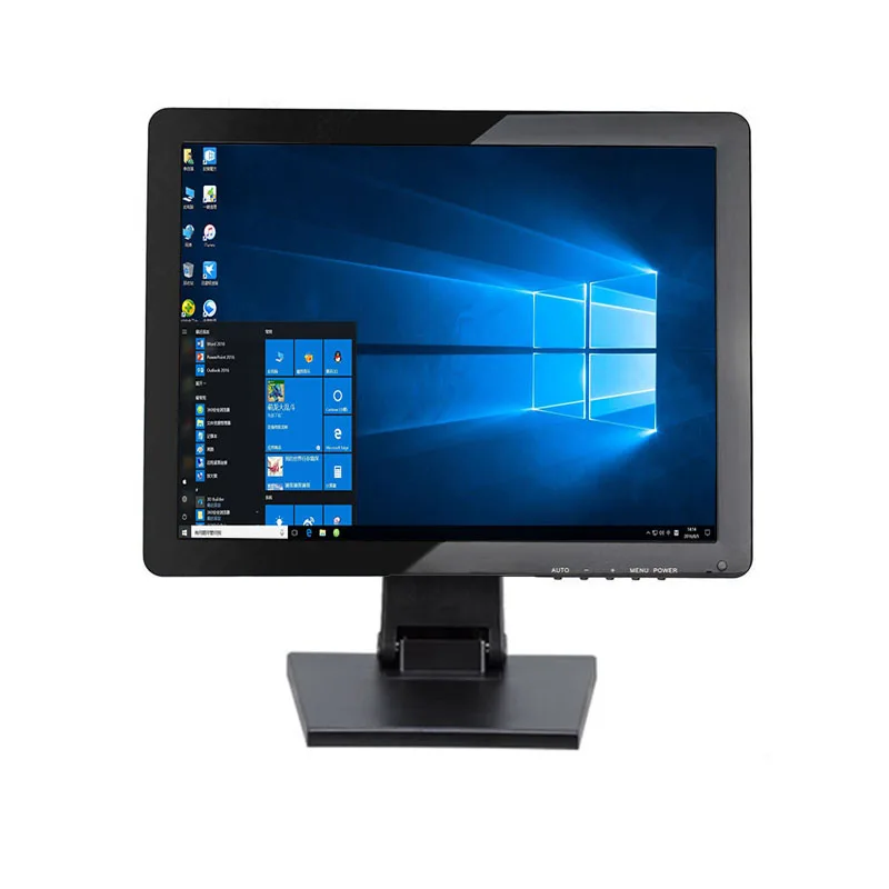 15 -palcový monitor obrazovky POS pre PC 1024*768 Desktop CCTV počítač LCD displej s VGA/HDMI/USB pre fotoaparát PS3 PS4 Xbox360