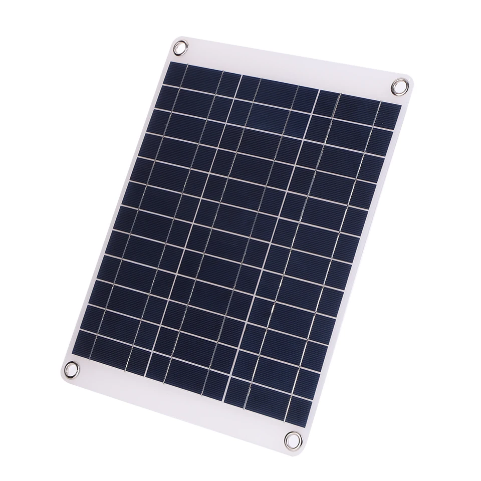 15 W solárny panel USB 12V 5V Outdoor Prenosná solárna sústava Mobilný telefón nabíjačky pre automobilový automobil Camper Ship Automobil