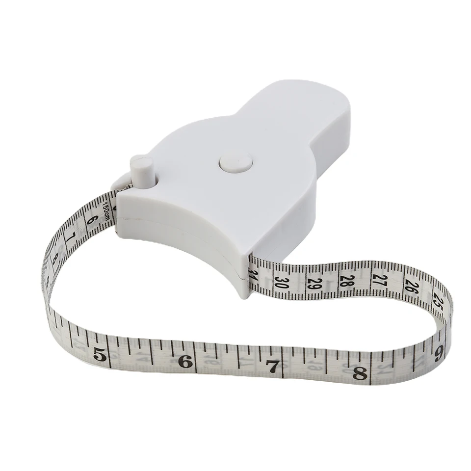 150 cm meracia páska Body obvod obvodu meracieho pásky Healt Fitness tester Typ automatického merania pásu