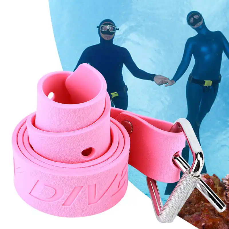 150 cm potápačská hmotnosť Belt pracka z nehrdzavejúcej ocele Freedivovanie potápanie BCD príslušenstvo Sormovanie