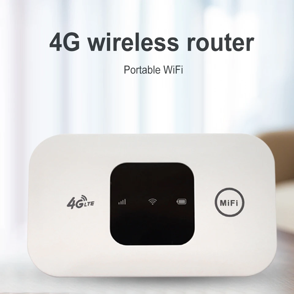 150 Mbps 4G Wireless Router 2100 mAh so širokým pokrytím SIM Card Slot 4G Pocket WiFi Router Prenosný bezdrôtový modem