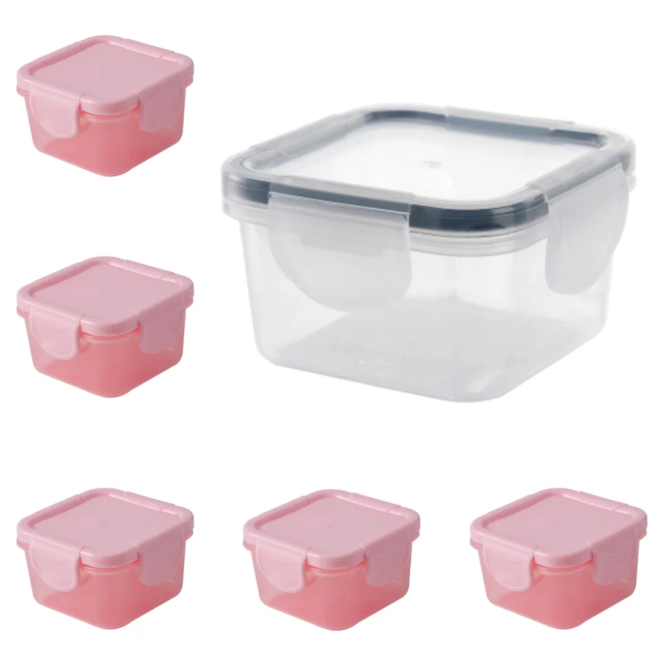 150 ml detskými utesnenými chrumkavejšími potravinami Zhruba potravinová skrinka pre domácnosť omáčka balenie Storage Box