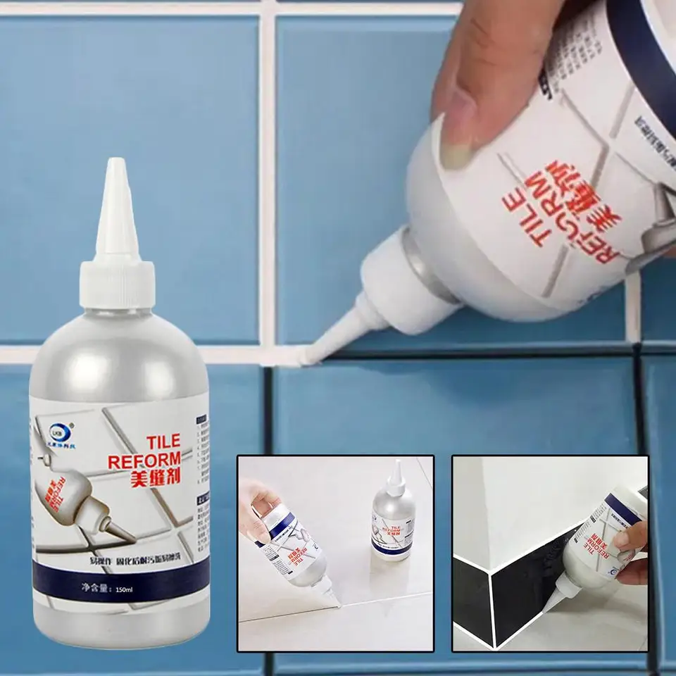 150 ml keramické dlaždice Kĺb vodotesná kúpeľňa Grout opravárenská agent stena výplň huby Mouldsproof Cleant Cleanking At