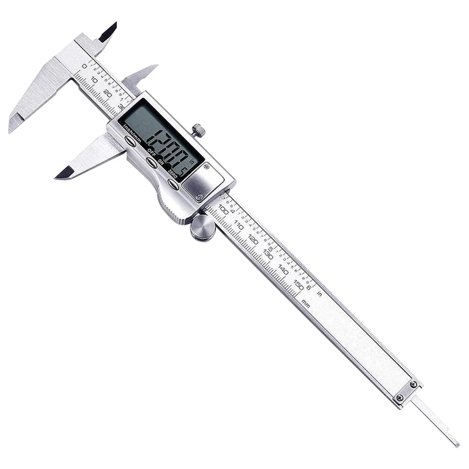 150 mm/6inch Digitálny strmeň meracieho nástroja na meranie nehnuteľnosti Vernier C Seric Electronic Digital Slide Slide Vernier Seliper Seric Tool