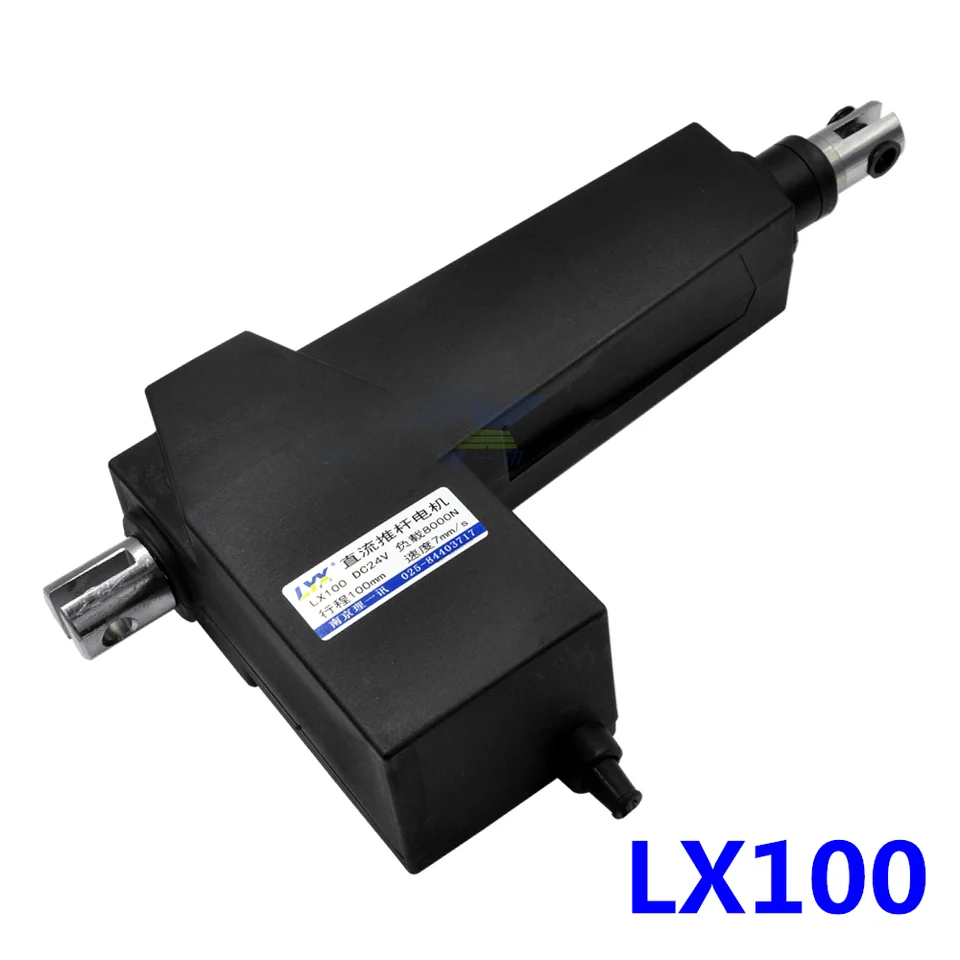 150 mm zdvih 8000N/4000N/2000n/1000n Zaťaženie lineárneho ovládača jednosmerného tlačiva Lineárny ovládač jednosmerného pohonu 12V/24V