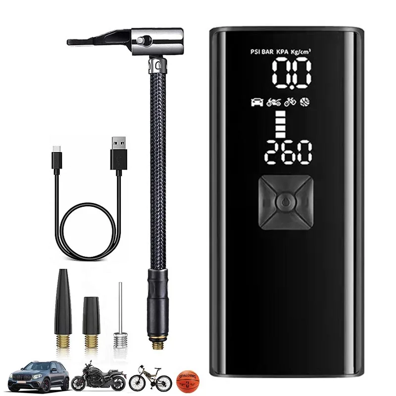 150 psi prenosný vzduchový kompresor 12v 6000/8000 mAh Elektrické bezdrôtové čerpadlo na inflátor pneumatí