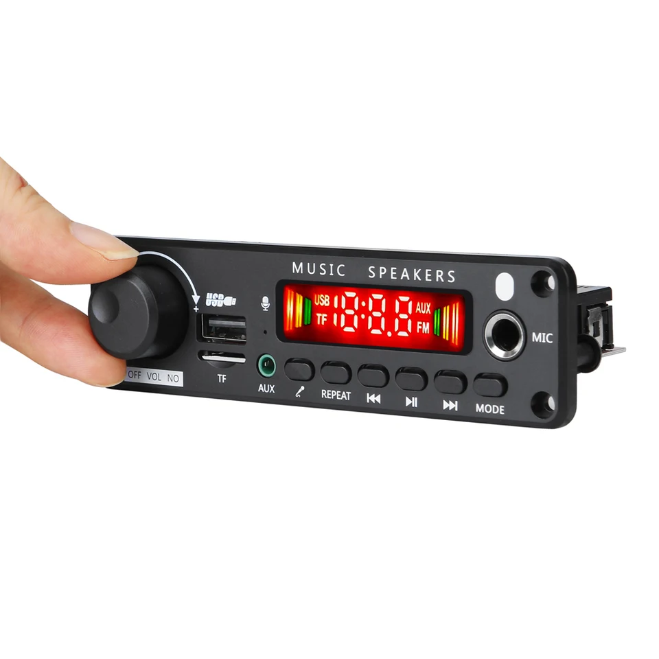 150 W zosilňovač zvukový modul DC 8V-26V Bluetooth kompatibilný 5.0 Rádiový bezdrôtový prijímač FM TF USB Audio MP3 Player Hovor