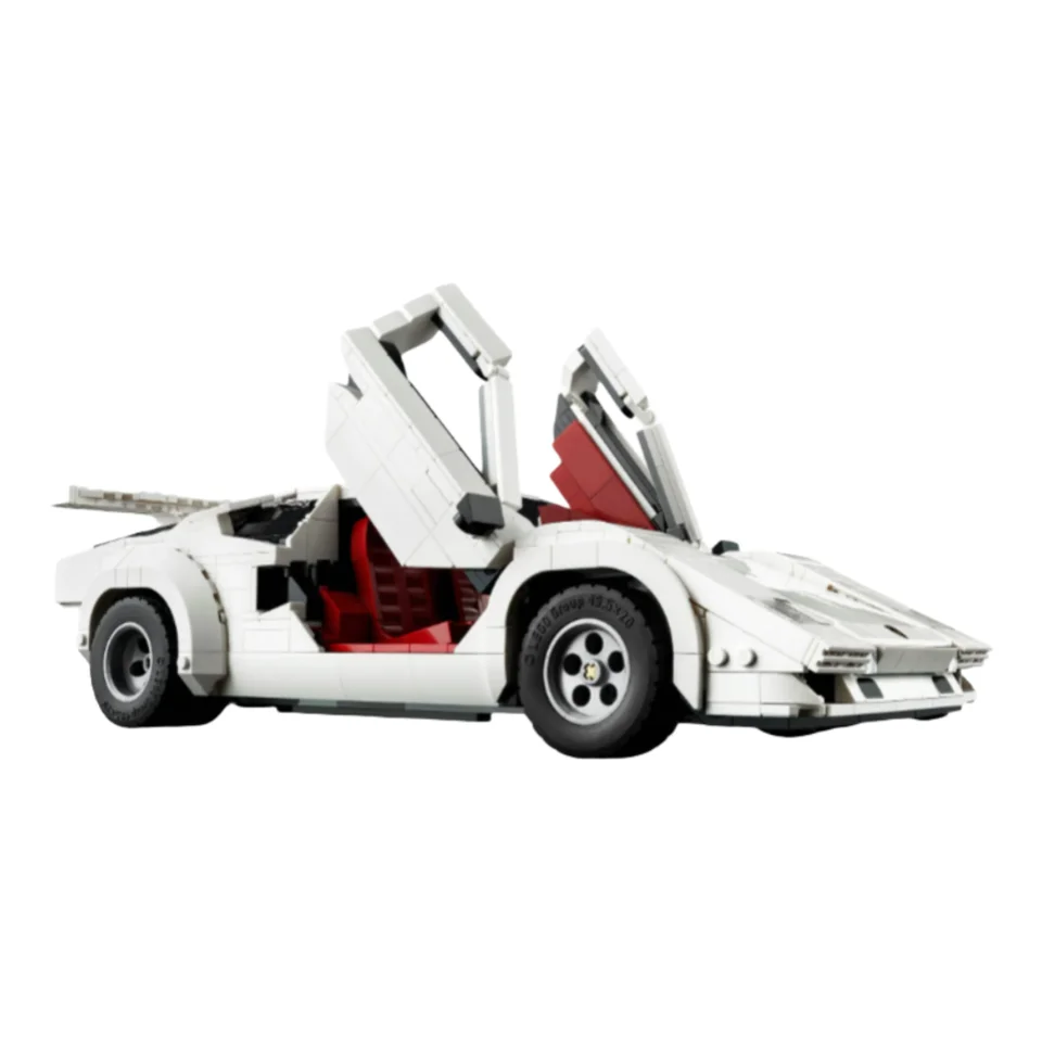 1506ks Vintagelambor Countach 5000 Quattrovalvole Model tehly 10337 stavebné bloky Super Car Set Adults Hračky Hračky Darček k narodeninám