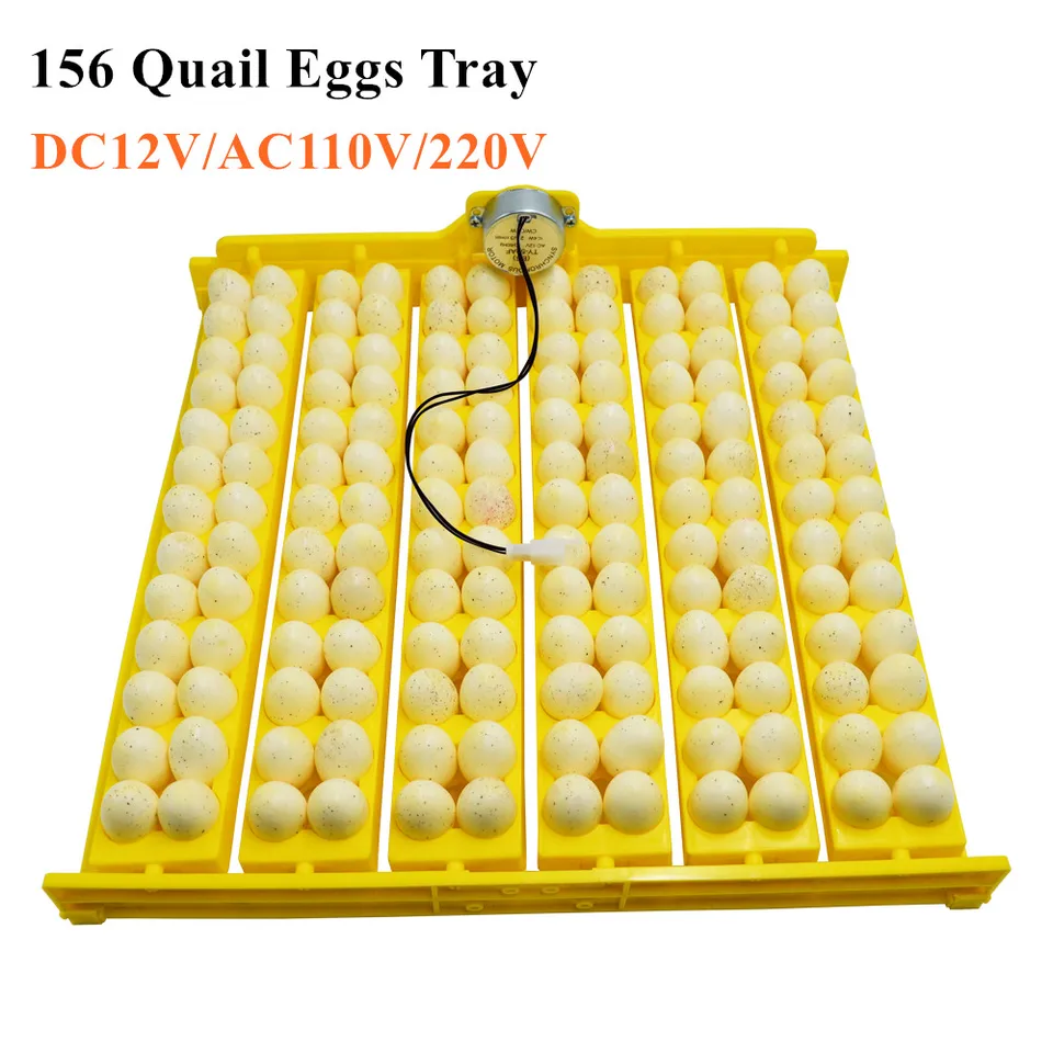 156 prepelice vajcia Tray inkubátor Turner