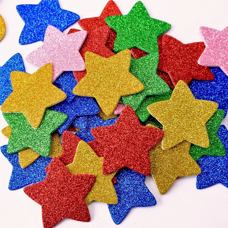 15ks/balenie detských hračiek Eva Stickers DIY Vzdelávanie Kreatívne umenie Self-pasívna hviezda STRANGER STRACKER DETSKÝCH BOJOV