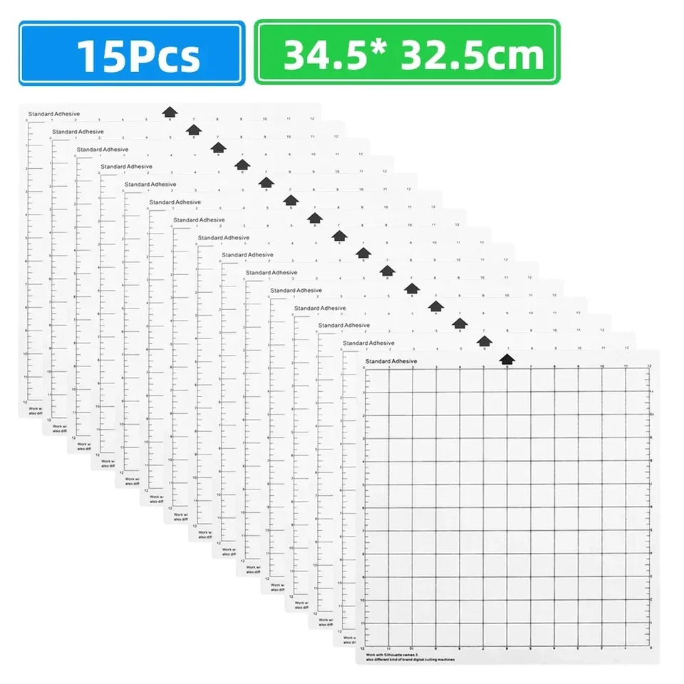 15ks pre 12 portrétových plotter s materiálom PP Transparentné rezanie siluety palec výmenný stroj na meranie lepidla