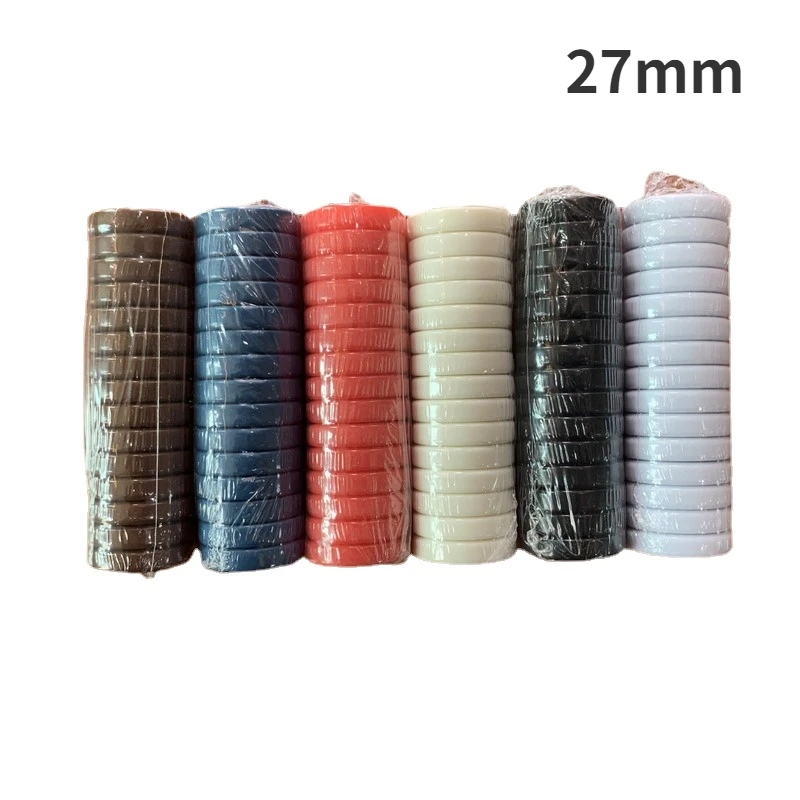 15ks/set zahraničného obchodu HORULING HEACH GRAY backgammon kus 27 mm prázdny lesklý čipový minca/ľahká oblátka