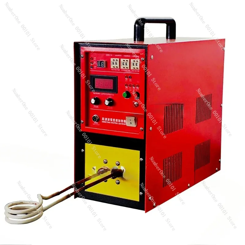 15KW indukčný ohrievač indukčný kúrenie stroj kov tavnej pece Vysokofrekvenčné zváracie kovové ochladenie zariadenia 30-100 kh