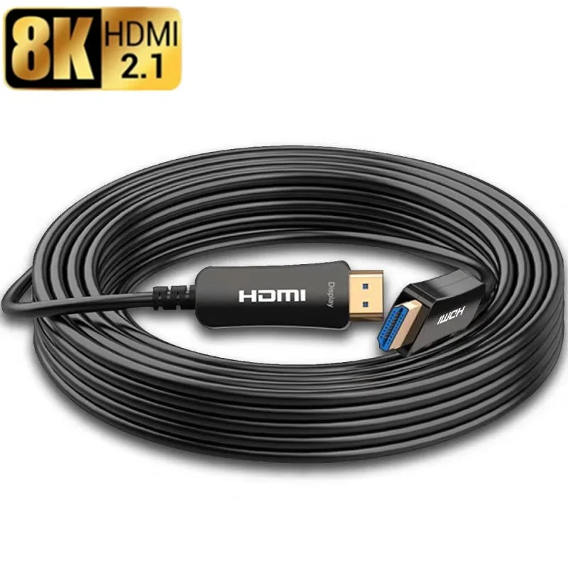 15m/50m HDMI Optické vlákno 8k 60Hz HDMI 2.1 Kábel 48 Gbps 4K 120Hz 144Hz EARC HDR HDCP 2.2 2.3 HDTV PS5 Blu-ray Xbox PC TV TV