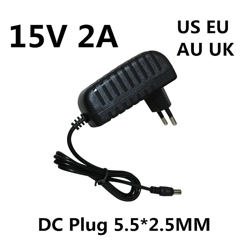 15V 2A AC DC Adapter Charger pre prenosný reproduktor Bluetooth Marshall Stockwell