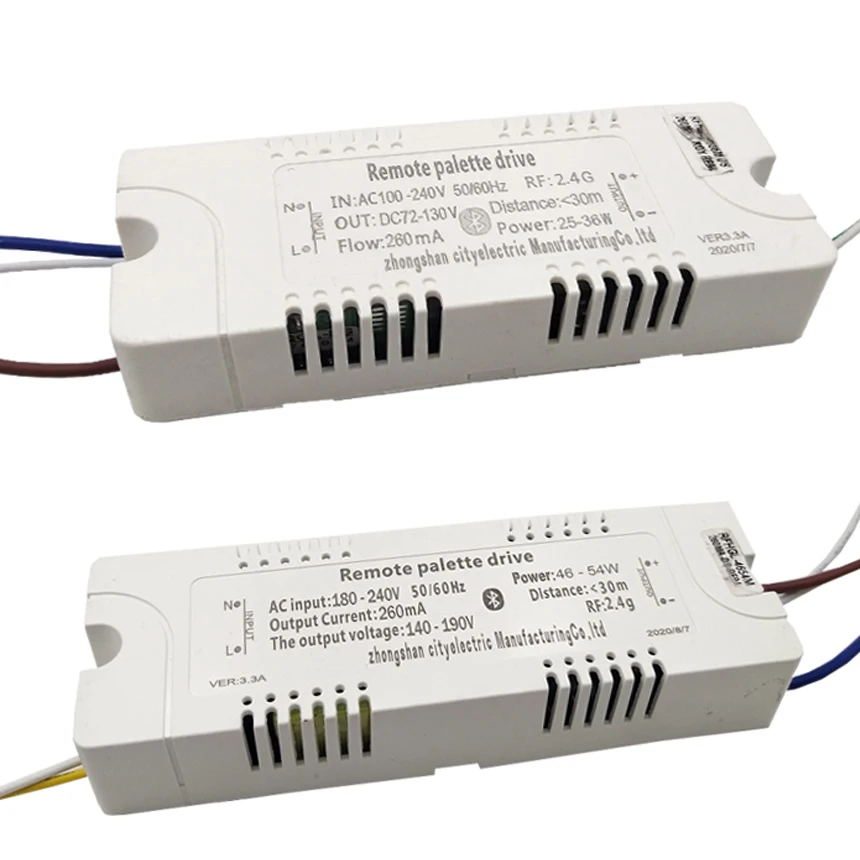 15W-70W Jedna farebná lampa Light Light Ballast Transformátor LED dodávač napájací