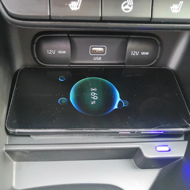 15W centrálna konzola bezdrôtová nabíjačka telefónu rýchla nabíjačka nabíjačku pre Kia KX5 Sportage 2016 2017 2018 2019 2020