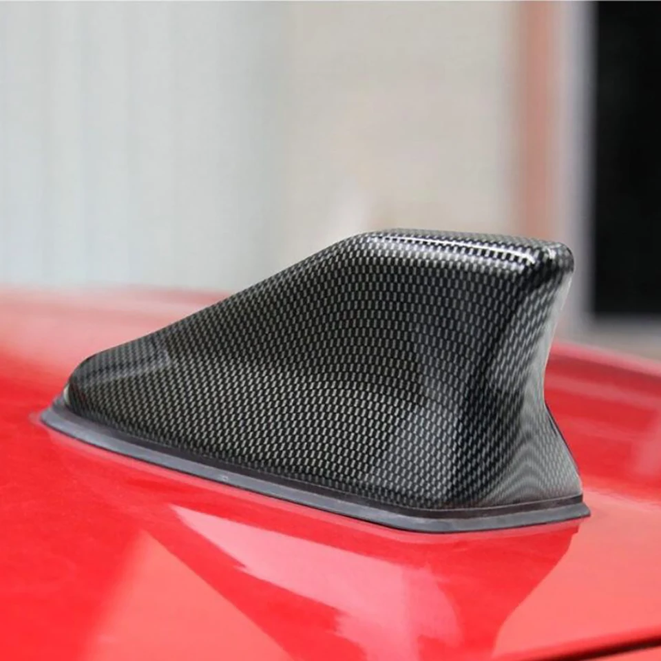 16 cm Univerzálne uhlíkové vlákno vzhľad auta Strecha Top Mount Shark pre C4 Cactus Renault Clio Skot Rapid Mustang 2014 Megane 4 GT